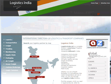 Tablet Screenshot of logisticsindia.net